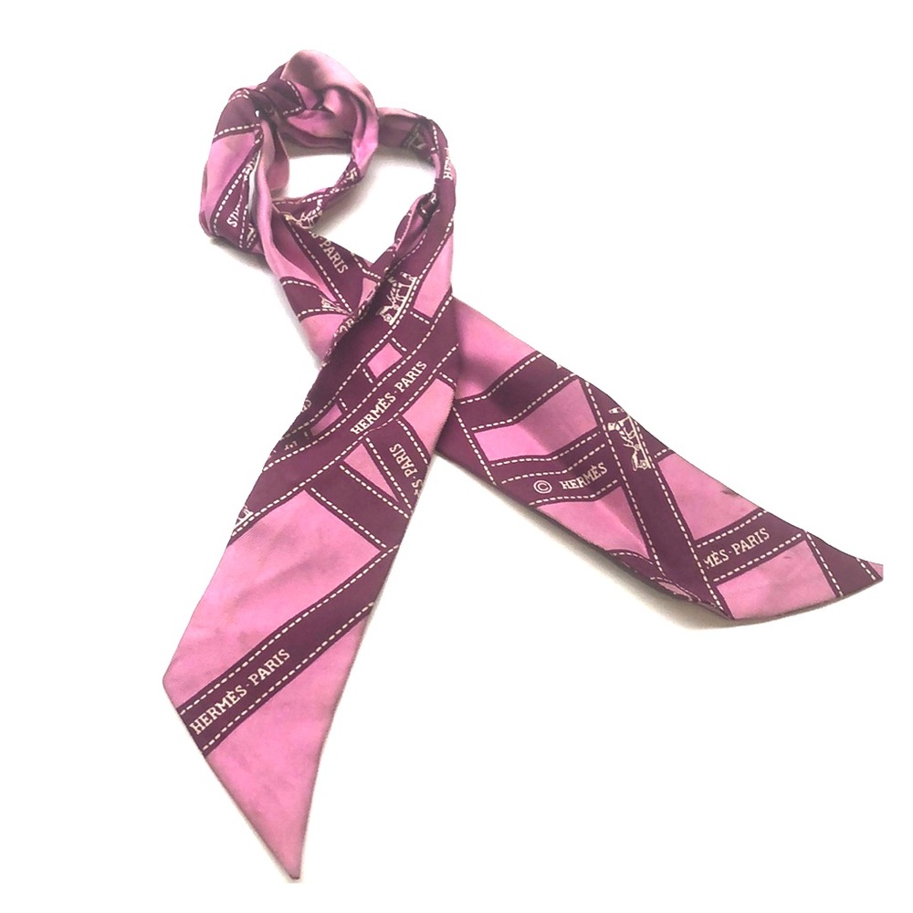 Hermès Twilly silk scarf